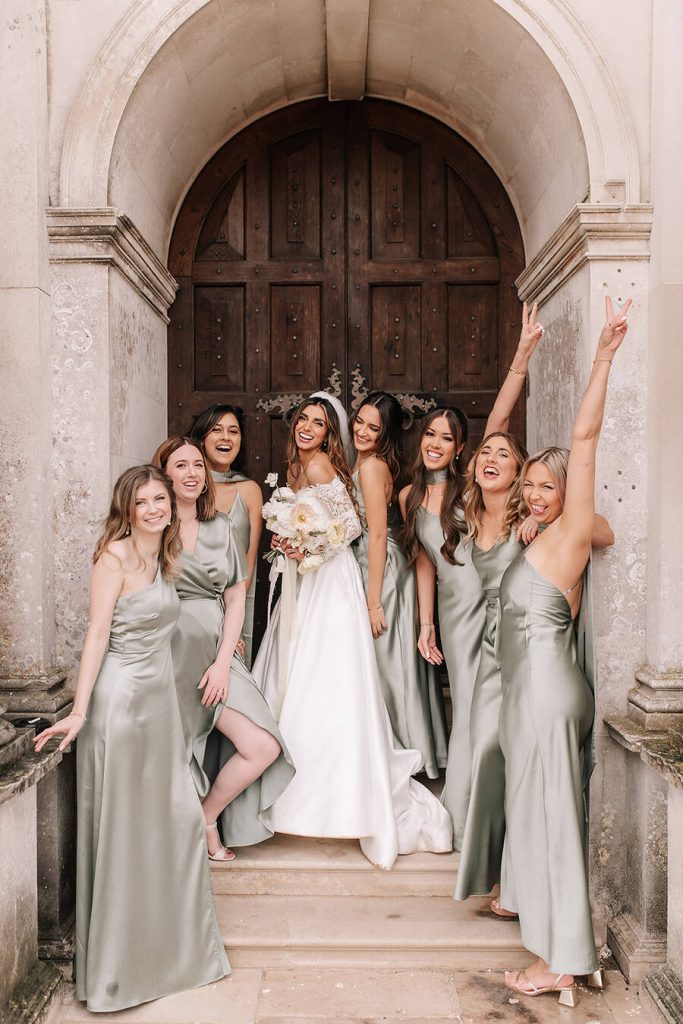 An ethereal enchanted castle wedding