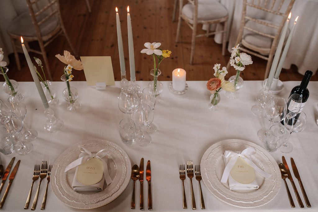 An ethereal enchanted castle wedding