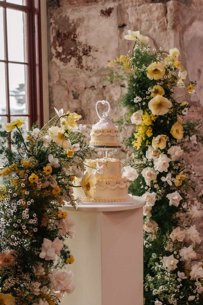 An ethereal enchanted castle wedding