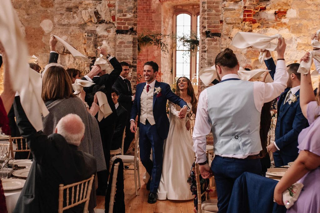 An ethereal enchanted castle wedding