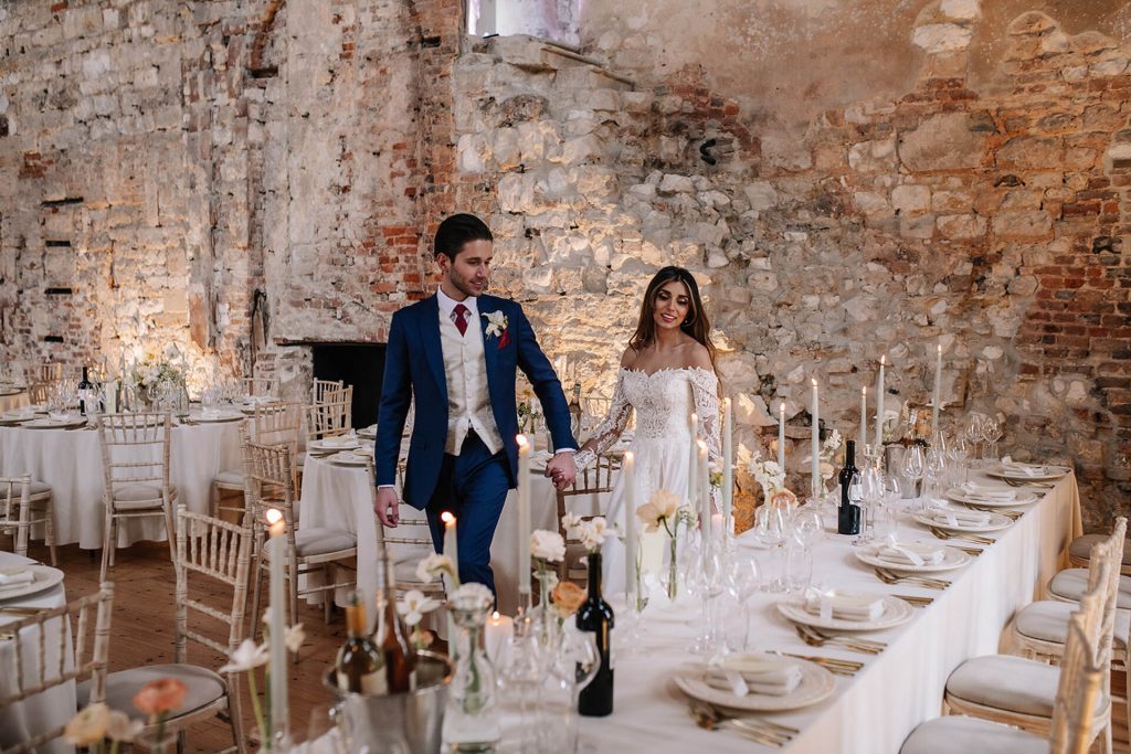 Castle wedding for an ethereal fairytale celebration