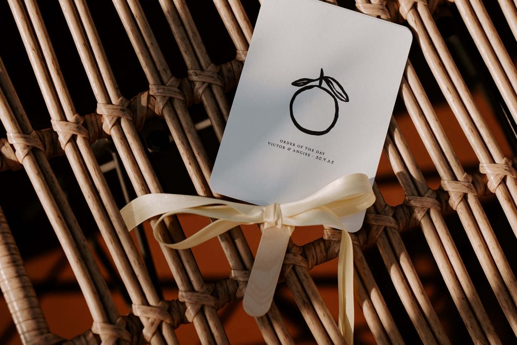Ibiza wedding stationery embodying detailing from the island's natural beauty