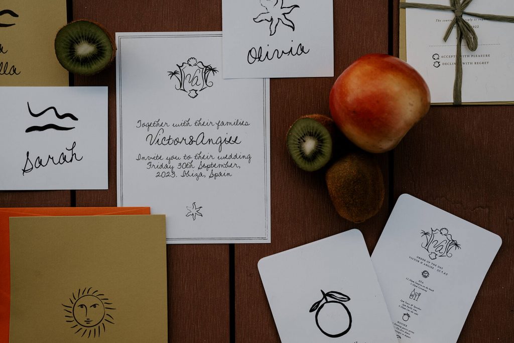 Table styling with an authentic relaxed Balearic vibe for a soulful celebration