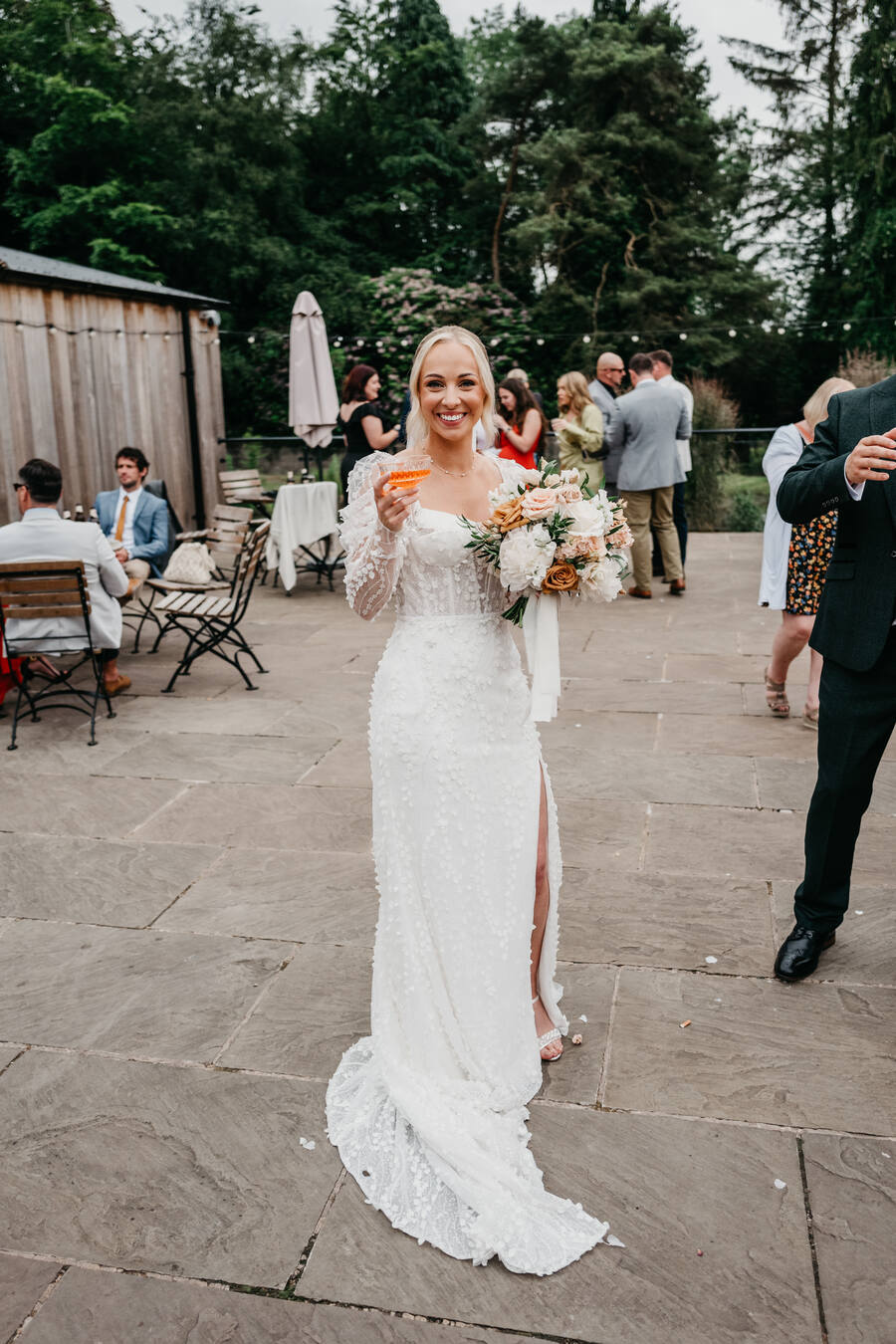 Bride Amelia, stunning in Jane Hill Bridal's Wynter dress