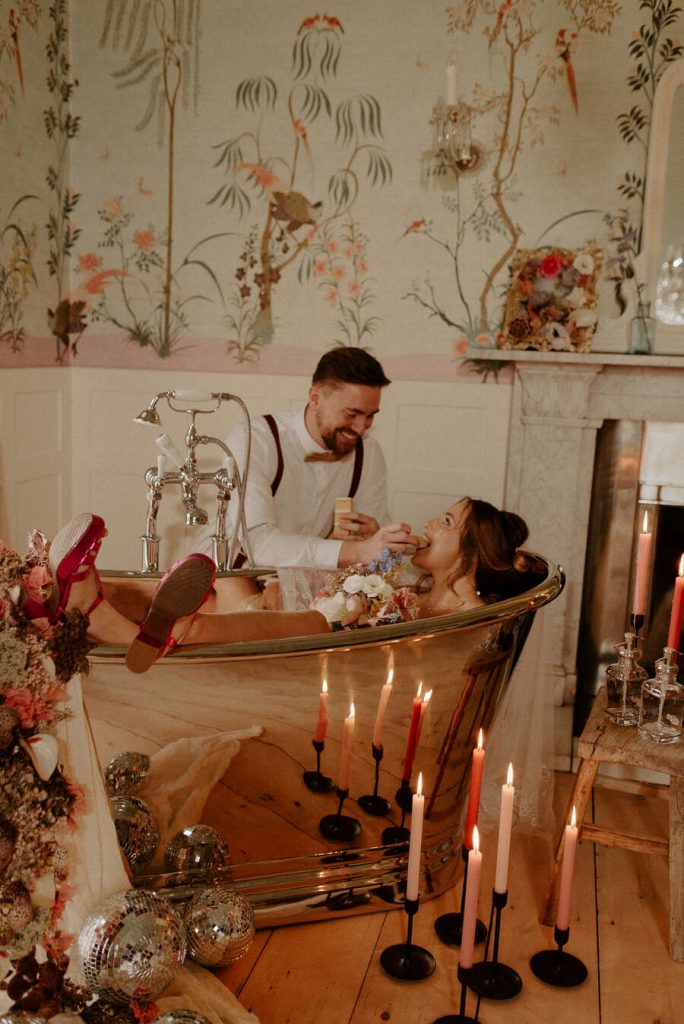 Country house wedding inspiration at Cornwall's Polstrong Manor