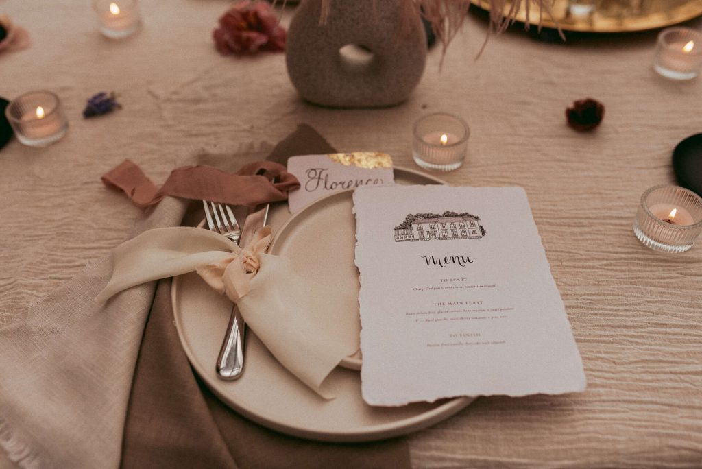 Country house wedding inspiration at Cornwall's Polstrong Manor