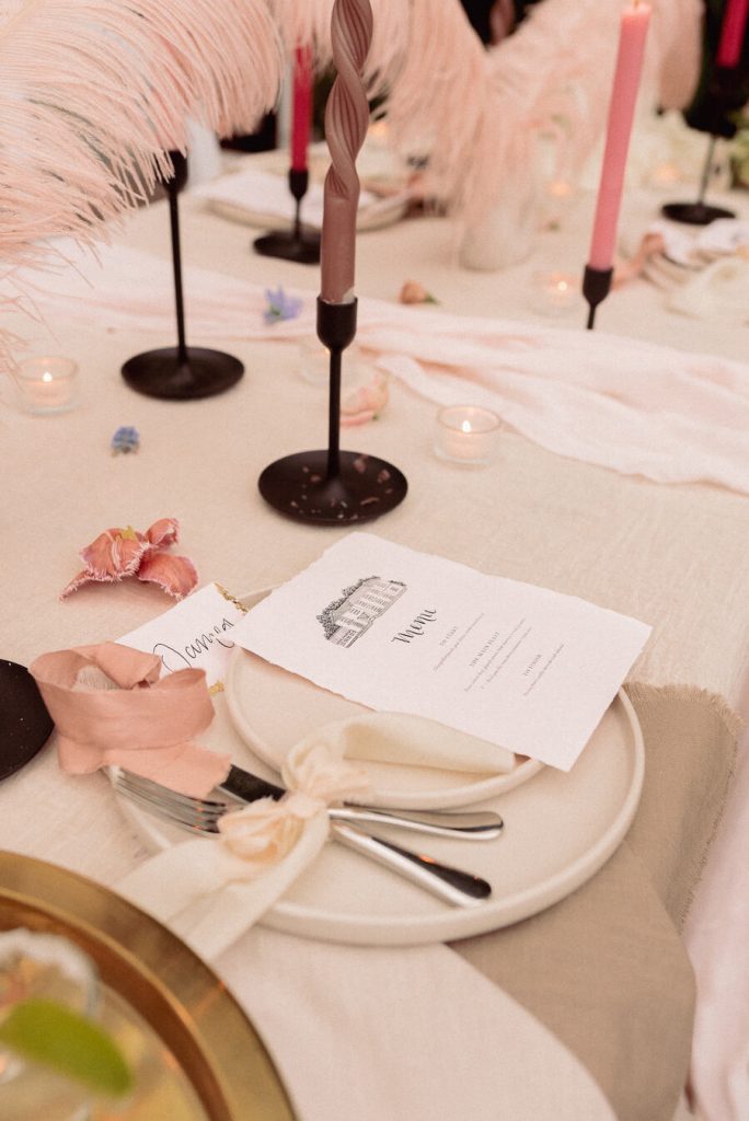 Country house wedding inspiration at Cornwall's Polstrong Manor
