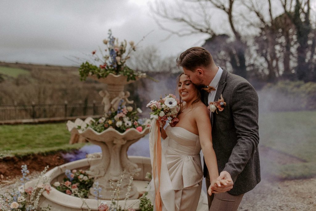 Country house wedding inspiration at Cornwall's Polstrong Manor
