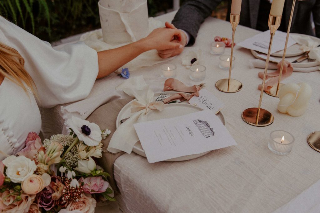 Country house wedding inspiration at Cornwall's Polstrong Manor