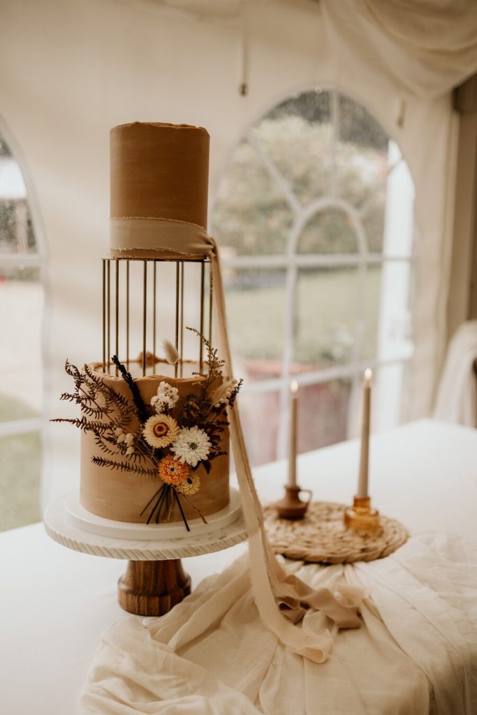 Boho luxe winter wedding inspiration at The Walled Garden at Beeston Fields