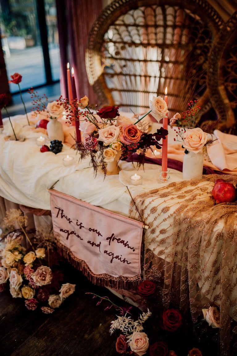 Bobbi Wren Events wedding styling and design specialising in a luxe boho aesthetic