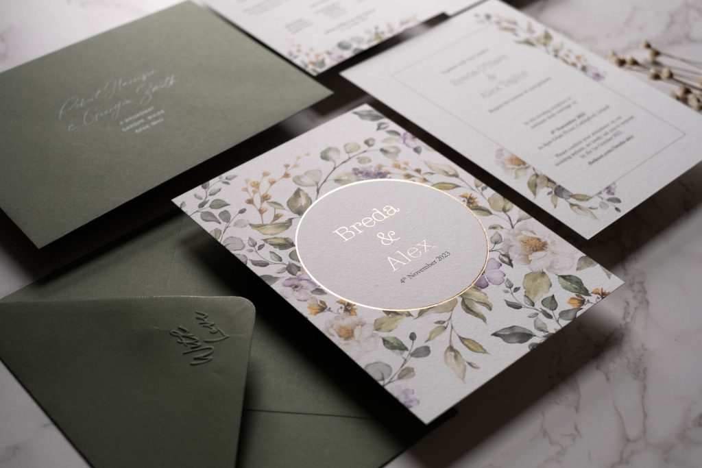 Recommended wedding stationers for Love Story Inspiration