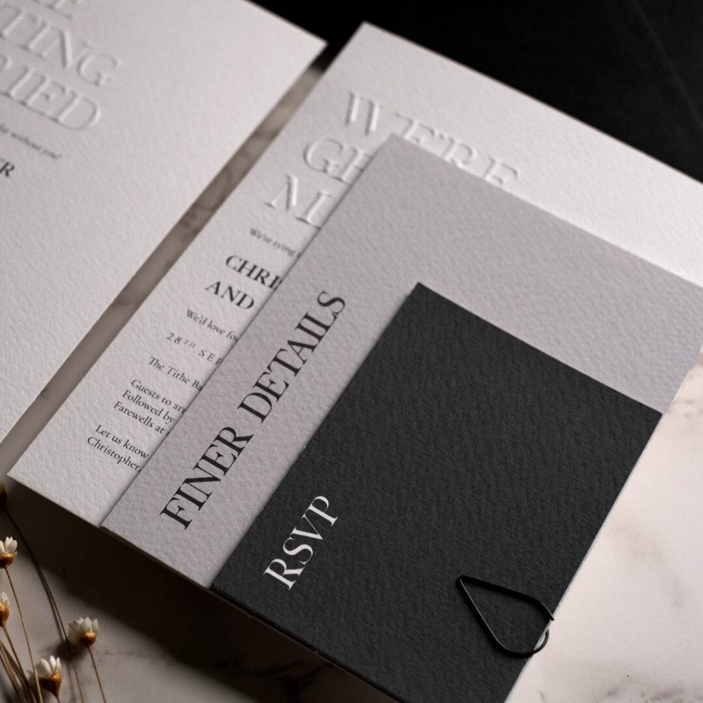 Recommended wedding stationers for Love Story Inspiration