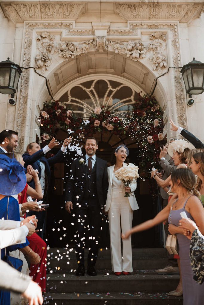 An intimate city wedding at Chelsea Town Hall
