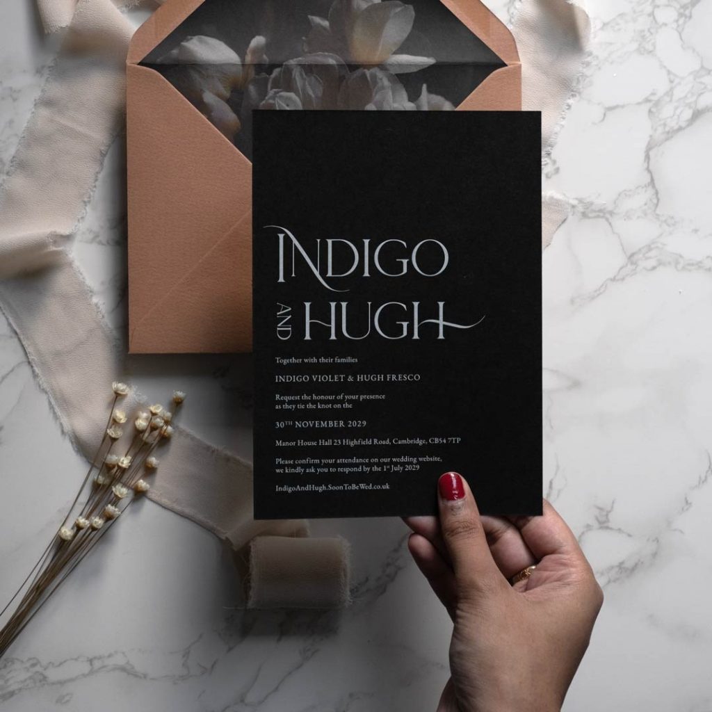 Recommended wedding stationers for Love Story Inspiration