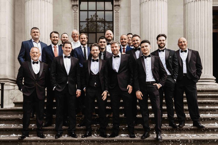 An elegant summer city wedding at Pavilion Club Knightsbridge and a bride in BON BRIDÉ