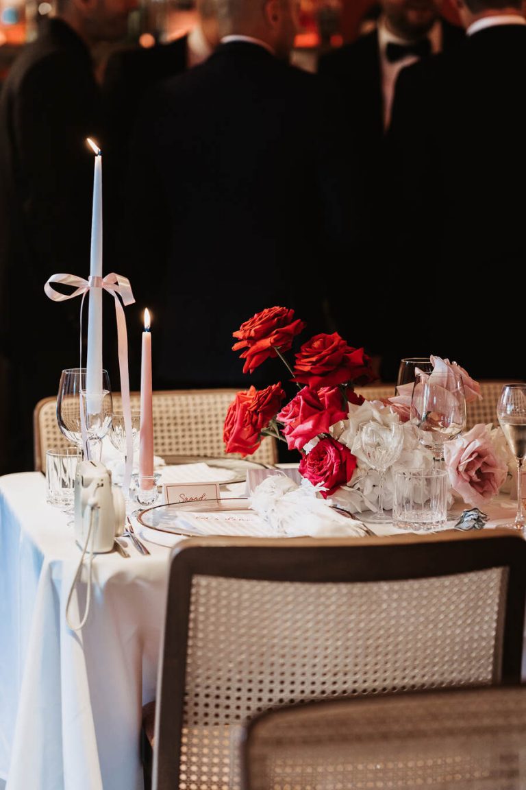An elegant summer city wedding at Pavilion Club Knightsbridge and a bride in BON BRIDÉ