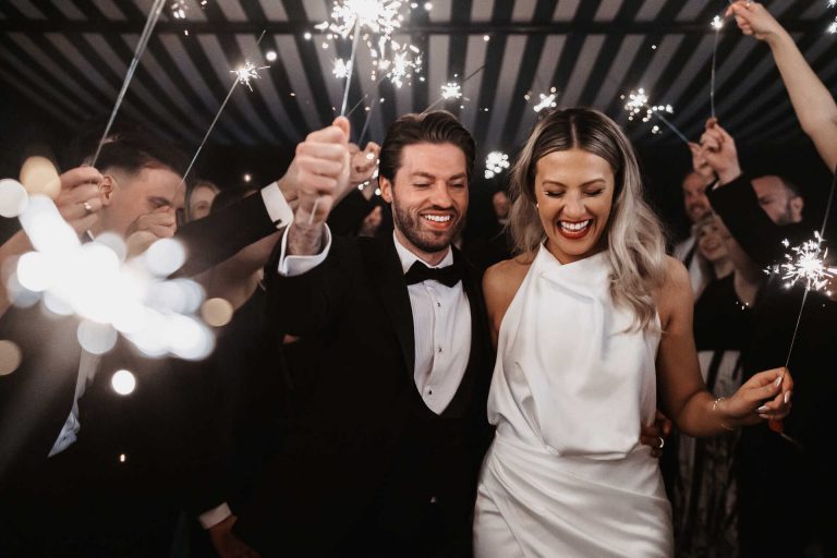 An elegant summer city wedding at Pavilion Club Knightsbridge and a bride in BON BRIDÉ
