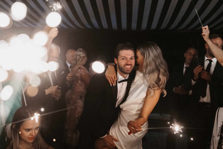 An elegant summer city wedding at Pavilion Club Knightsbridge and a bride in BON BRIDÉ