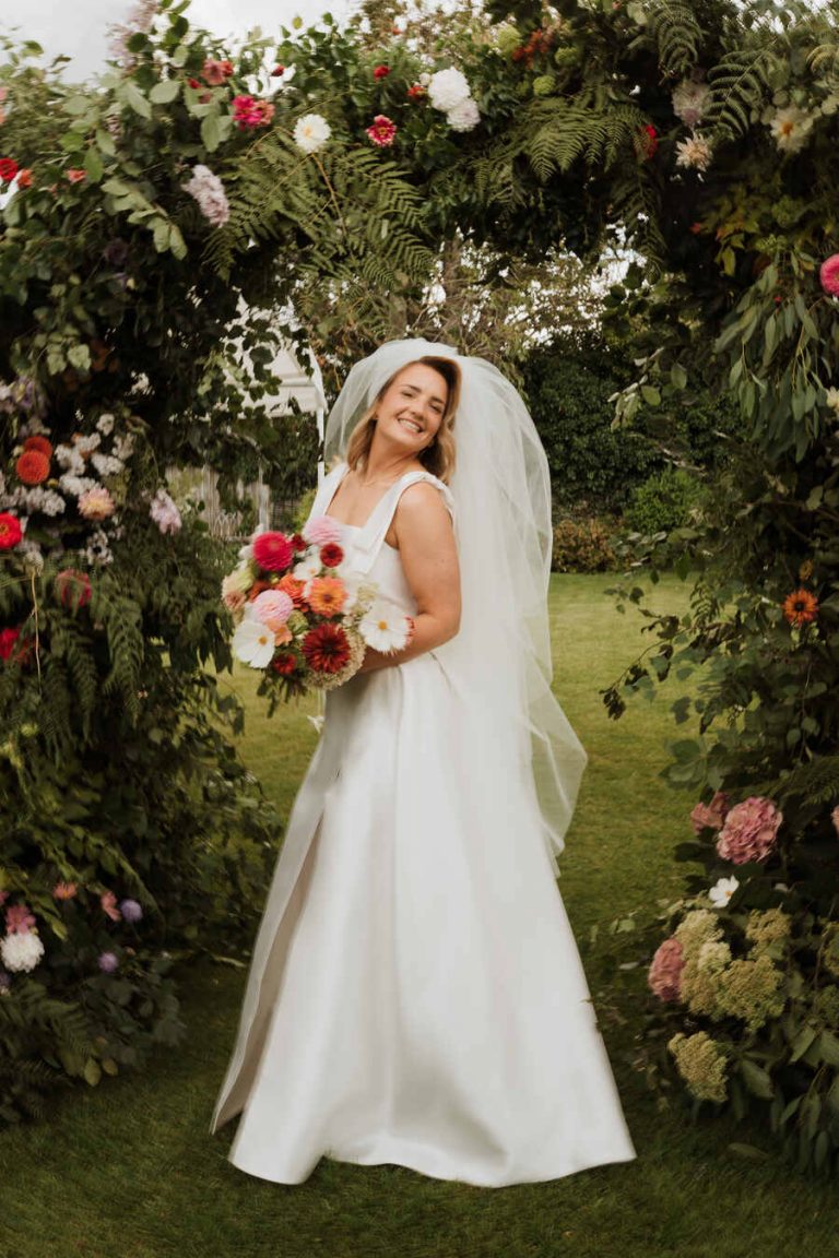 Sophie + Etham's gloriously colourful summer garden party wedding | Faye Wilde Photography