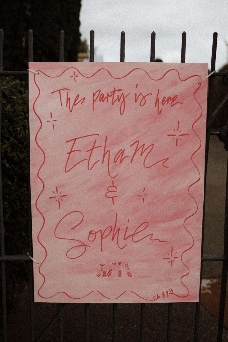 Sophie + Etham's gloriously colourful summer garden party wedding | Faye Wilde Photography