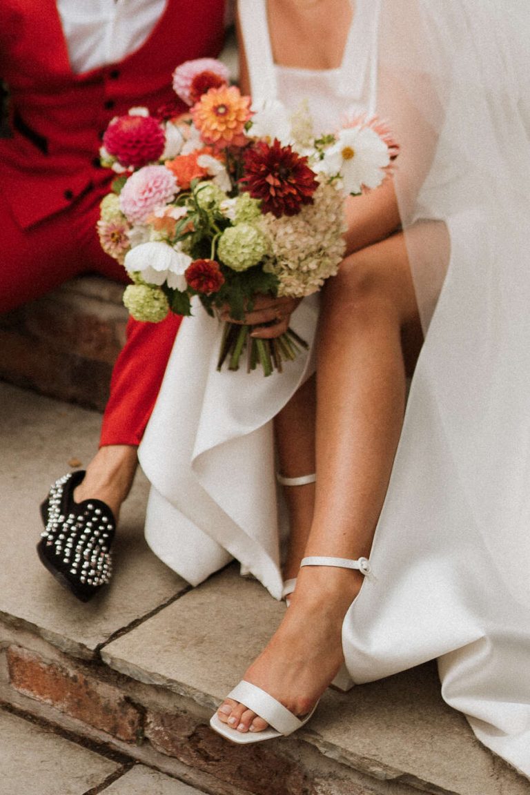 Sophie + Etham's gloriously colourful summer garden party wedding | Faye Wilde Photography