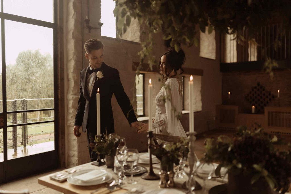 A dreamily romantic wedding editorial at Monmouthshire's Llantilio House