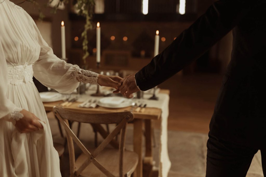 A dreamily romantic wedding editorial at Monmouthshire's Llantilio House