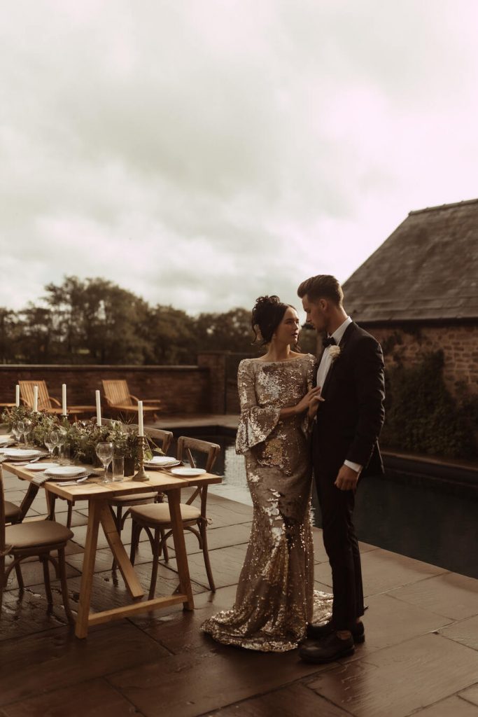 A dreamily romantic wedding editorial at Monmouthshire's Llantilio House