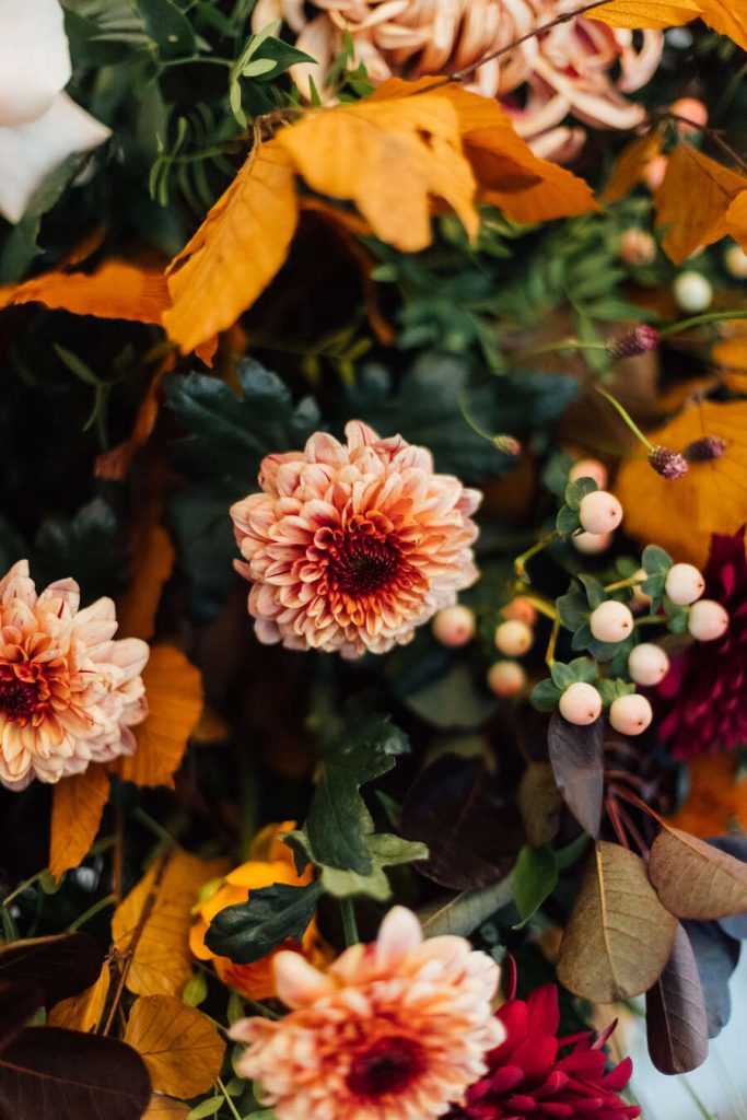 An elegant Autumnal wedding at Hampton Manor