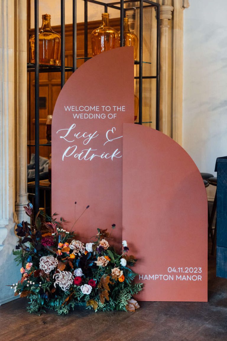 An Autumnal wedding at Hampton Manor | Amy-Rose Photography