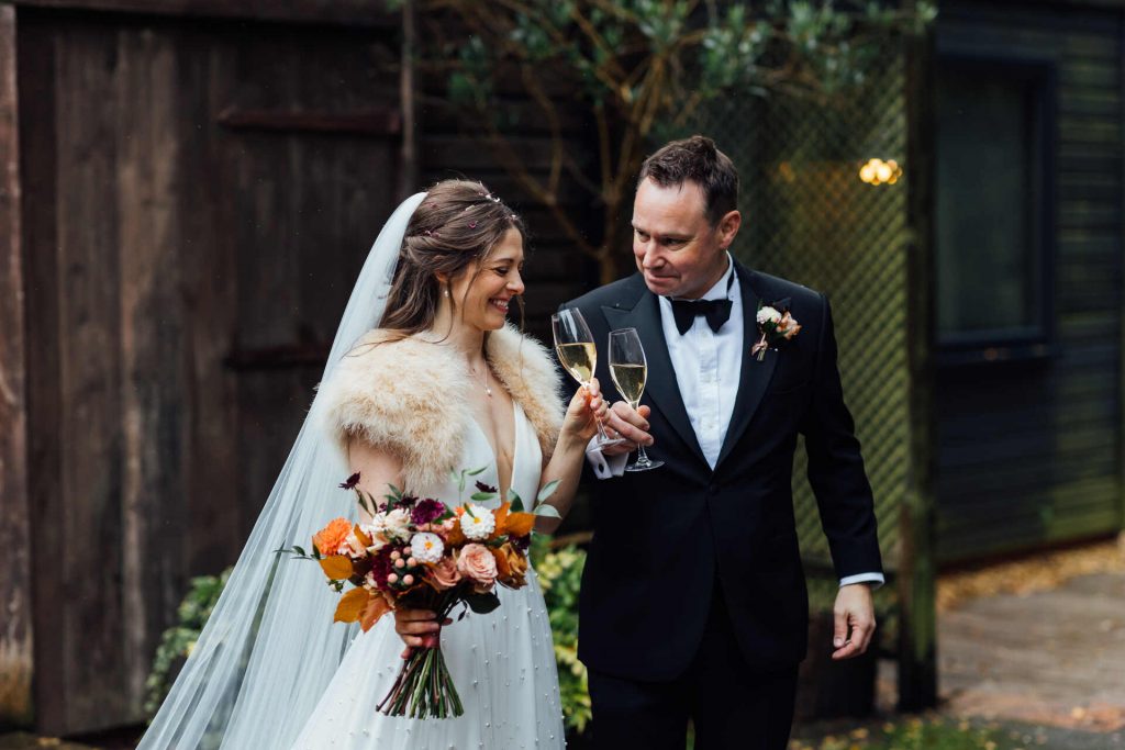An elegant Autumnal wedding at Hampton Manor