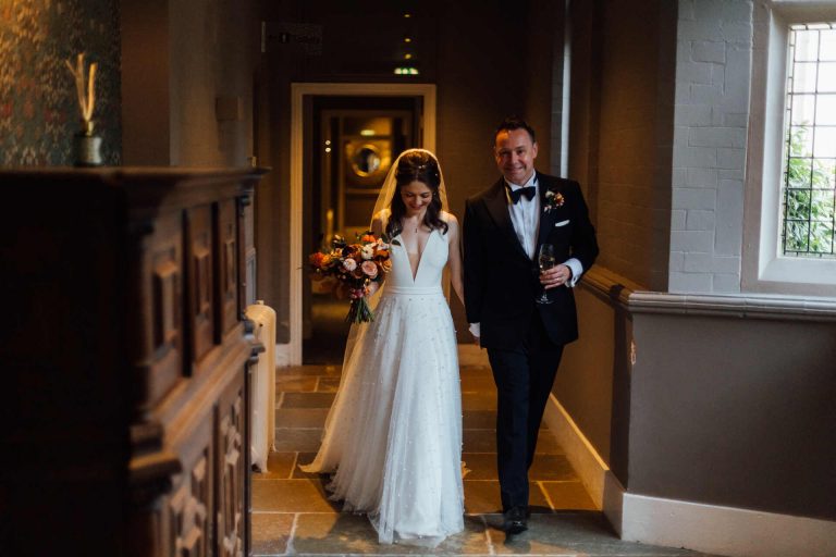 A countryside wedding with an elegant Autumnal palette