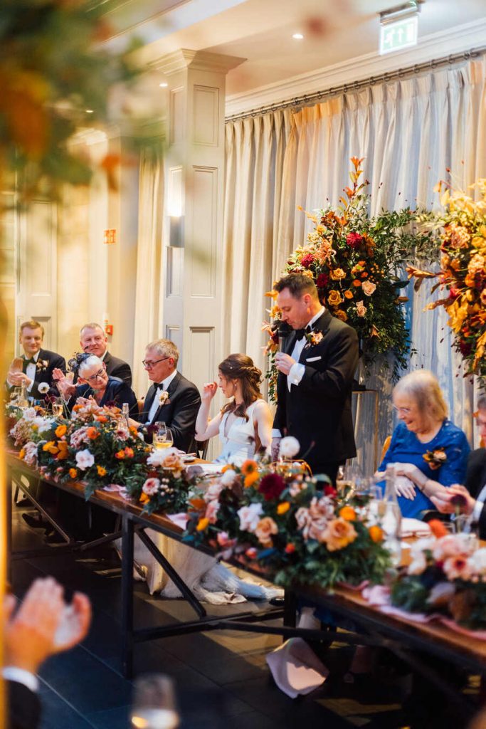 An elegant Autumnal wedding at Hampton Manor