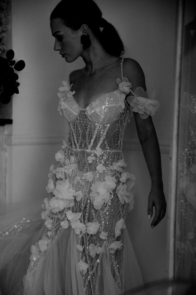 An elegant city wedding styled shoot featuring Milla Nova gowns as inspired by New York Bridal Fashion Week