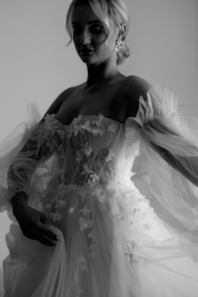 An elegant city wedding styled shoot featuring Milla Nova gowns as inspired by New York Bridal Fashion Week