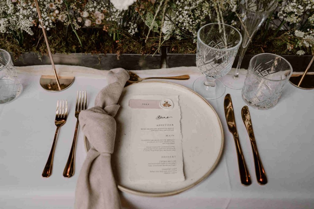 Elegant all white wedding inspiration for the modern bride at Gloucestershire's historic Blackfriars Priory