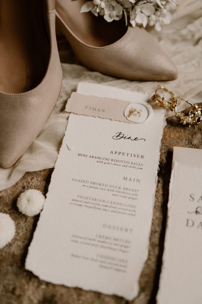 Elegant all white wedding inspiration for the modern bride at Gloucestershire's historic Blackfriars Priory