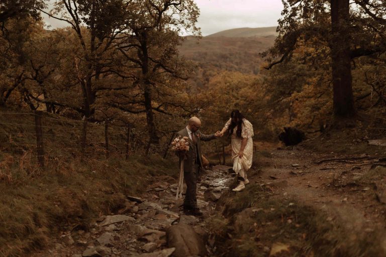 Small wedding celebration for Ash + Tom in The Lakes | Esme Whiteside Photography