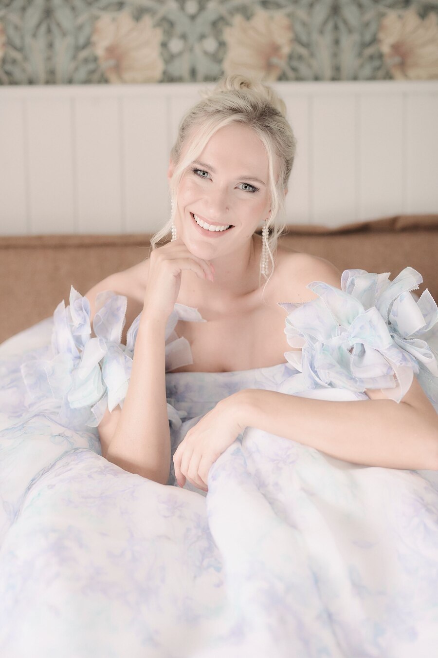Spring time English countryside wedding inspiration with a pastel palette