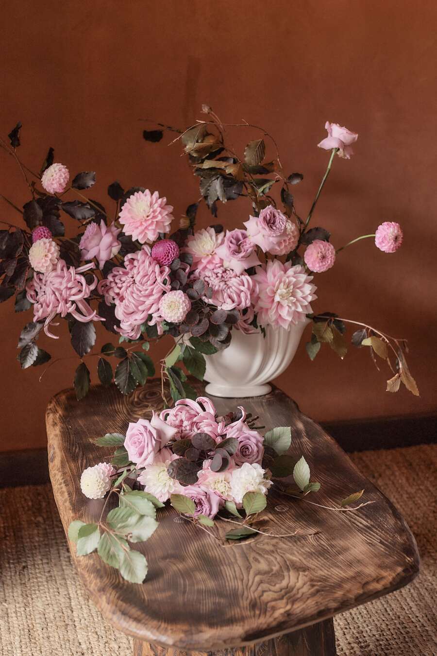 Spring time English countryside wedding inspiration with a pastel palette
