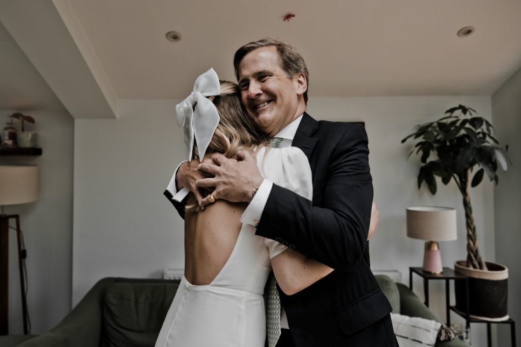 Lucy and Rory's intimate wedding at home captured by Agrestal Visuals