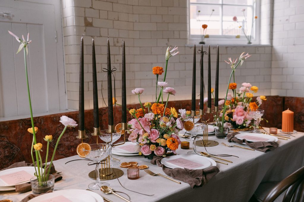 Colourful wedding scenes at an intimate London wedding with a playful Spring palette | Lynn Shapiro Photography