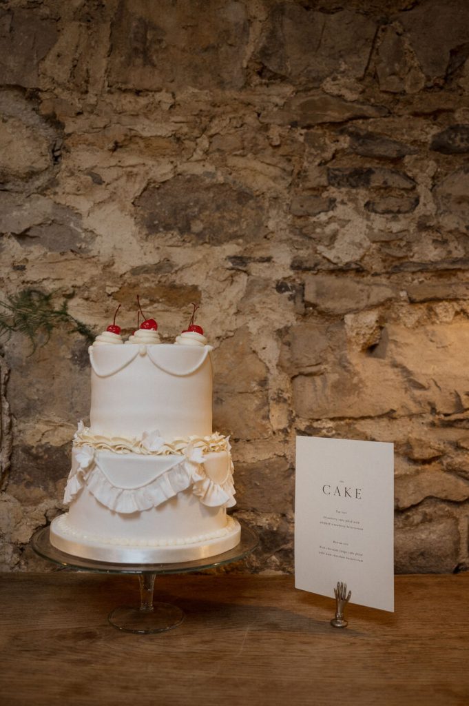 Minimalist, design-led, contemporary styling for a romantic wedding at North Yorkshire's Middleton Lodge
