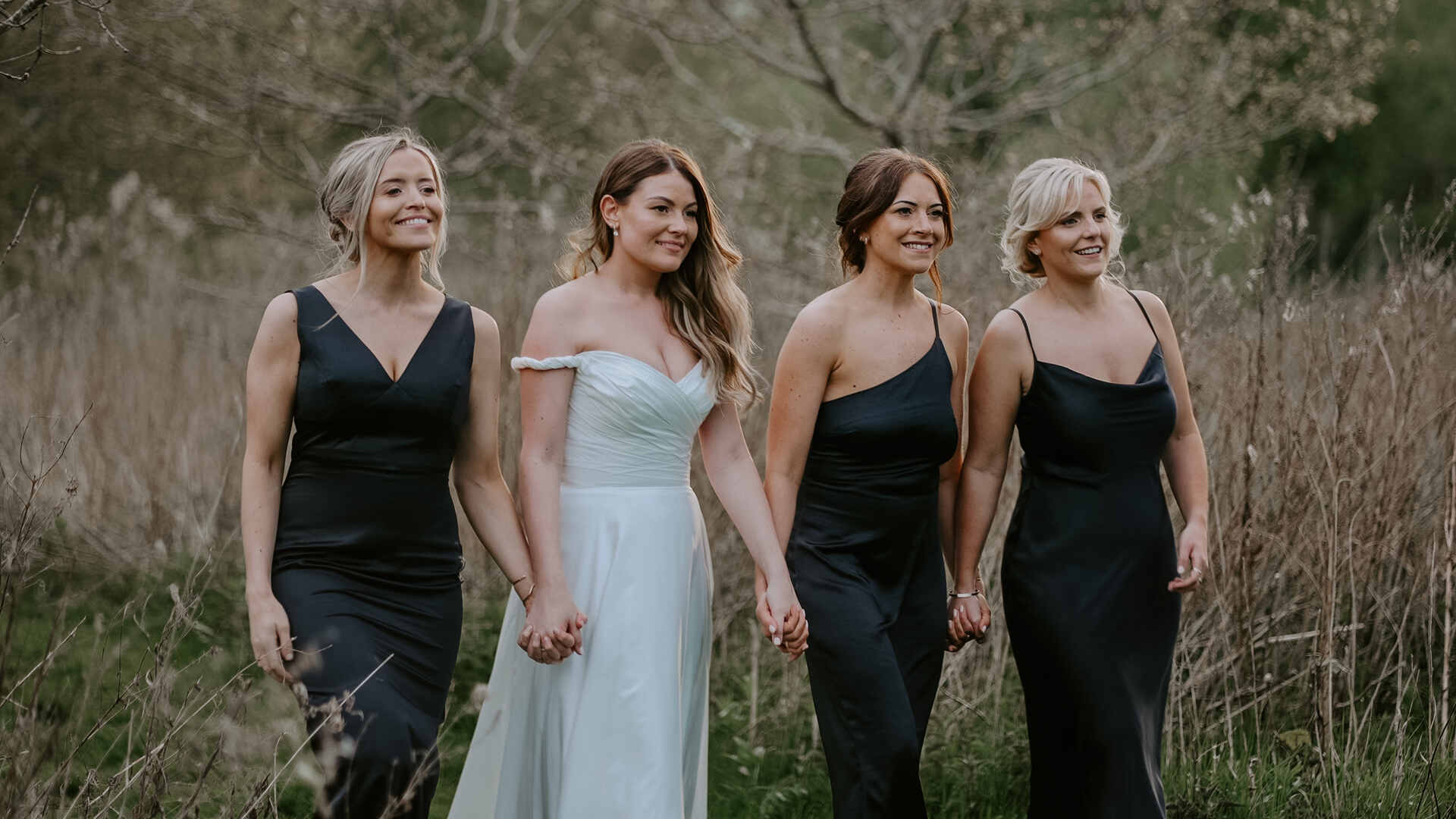 An elegant, contemporary monochrome palette for Kate and Alex's spring wedding at The Norfolk Mead Hotel