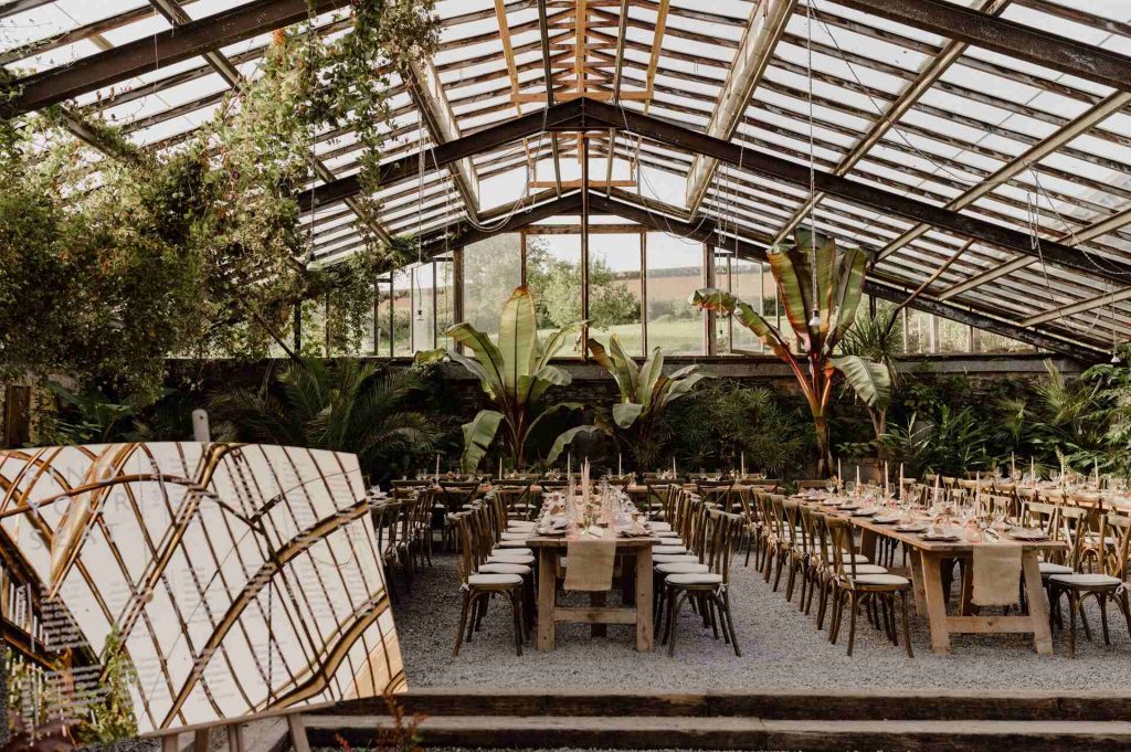A relaxed, laid-back glass house wedding at Devon's ANRAN
