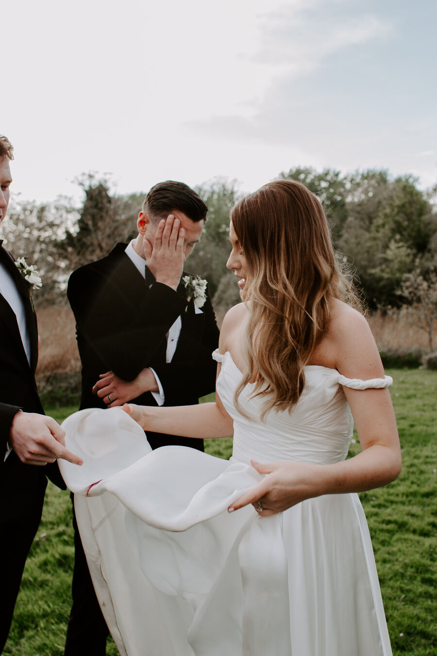 A fun wedding at The Norfolk Mead Hotel for Kate and Alex's spring nuptials