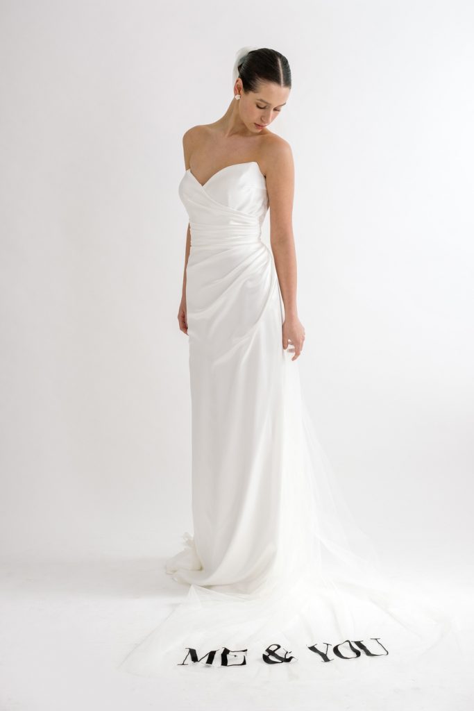 A boldly elegant bespoke wedding veil for the modern bride