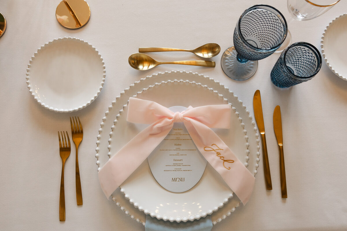 Modern wedding inspiration with an elegant spring palette of blush pinks, creams and hints of peach