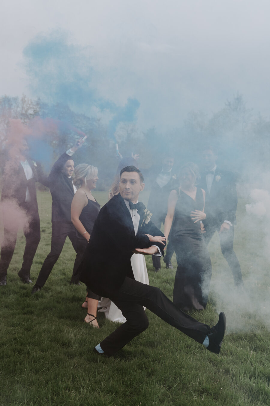 A fun wedding at The Norfolk Mead Hotel for Kate and Alex's spring nuptials